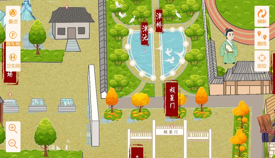 阳城手绘地图景区语音讲解导览系统：智慧景区建设的基石