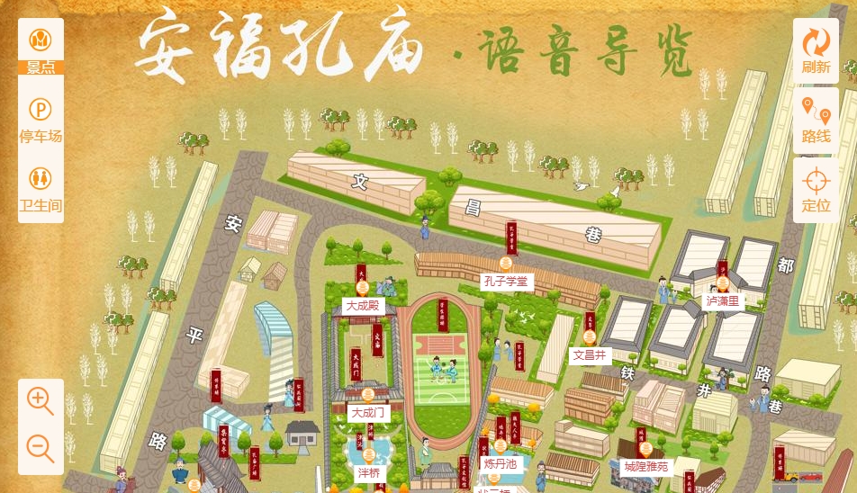 阳城手绘地图：智慧景区智能化服务的延伸